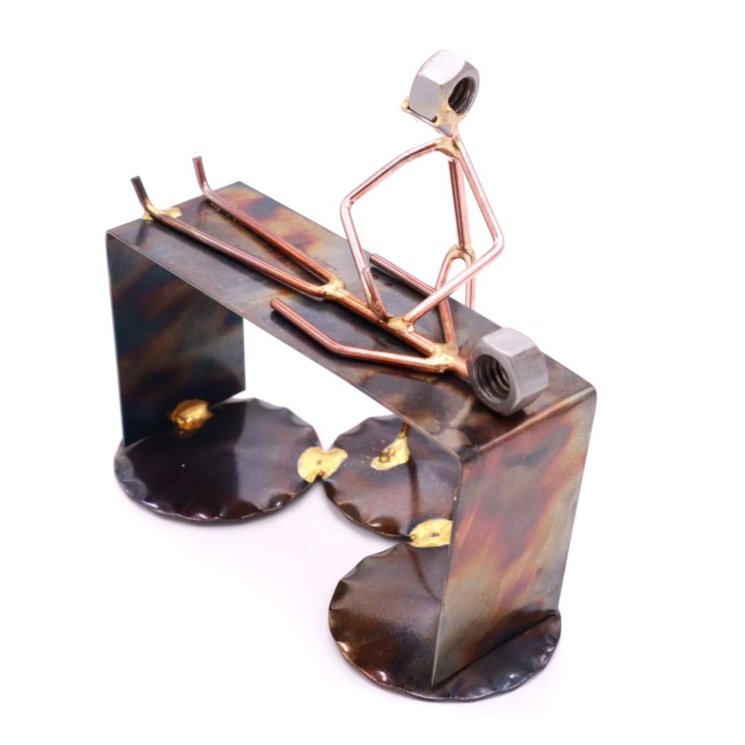 Rock Creek Metal Craft Surgeon - Handmade Metal Figurine - Hand Welded Metal Art and Recycled Metal Sculptures - Unique Desk Accessories, Medical Office Decor, & Doctor Gift - Made in The USA