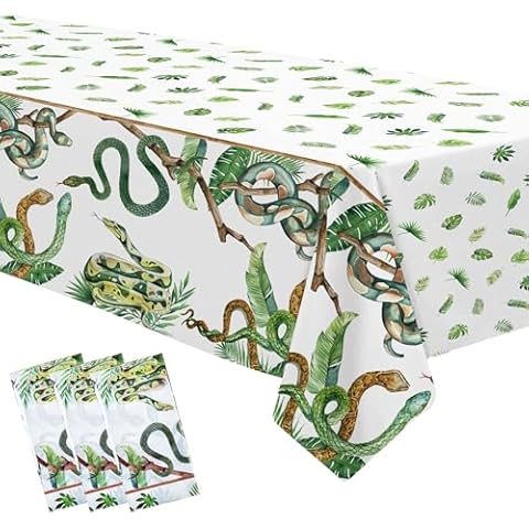 Xenorik Snake Theme Party Tablecloth Pack Cover