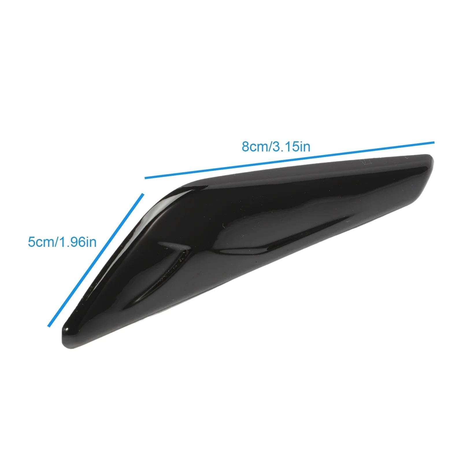 luce segnalazione 2 Pezzi Parafango Anteriore Laterale (1 Paio Cromato Nero) Per BMW X3 X4 F25 F26 51117338569 51117338570 luce segnale dinamica