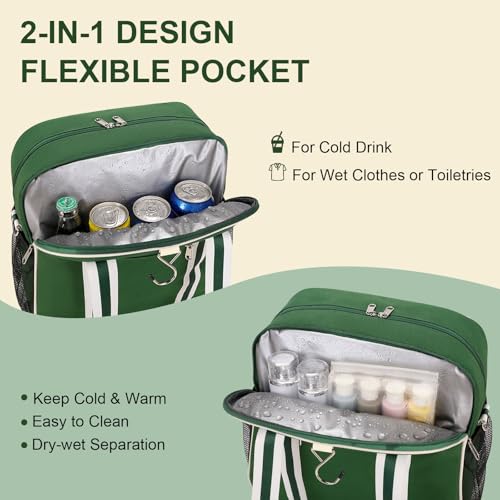 ACESAK Pickleball Bag, Pickleball Bags for Women Men Teens with Waterproof Pocket & Fence Hook, Pickleball Tote Bag - Image 5