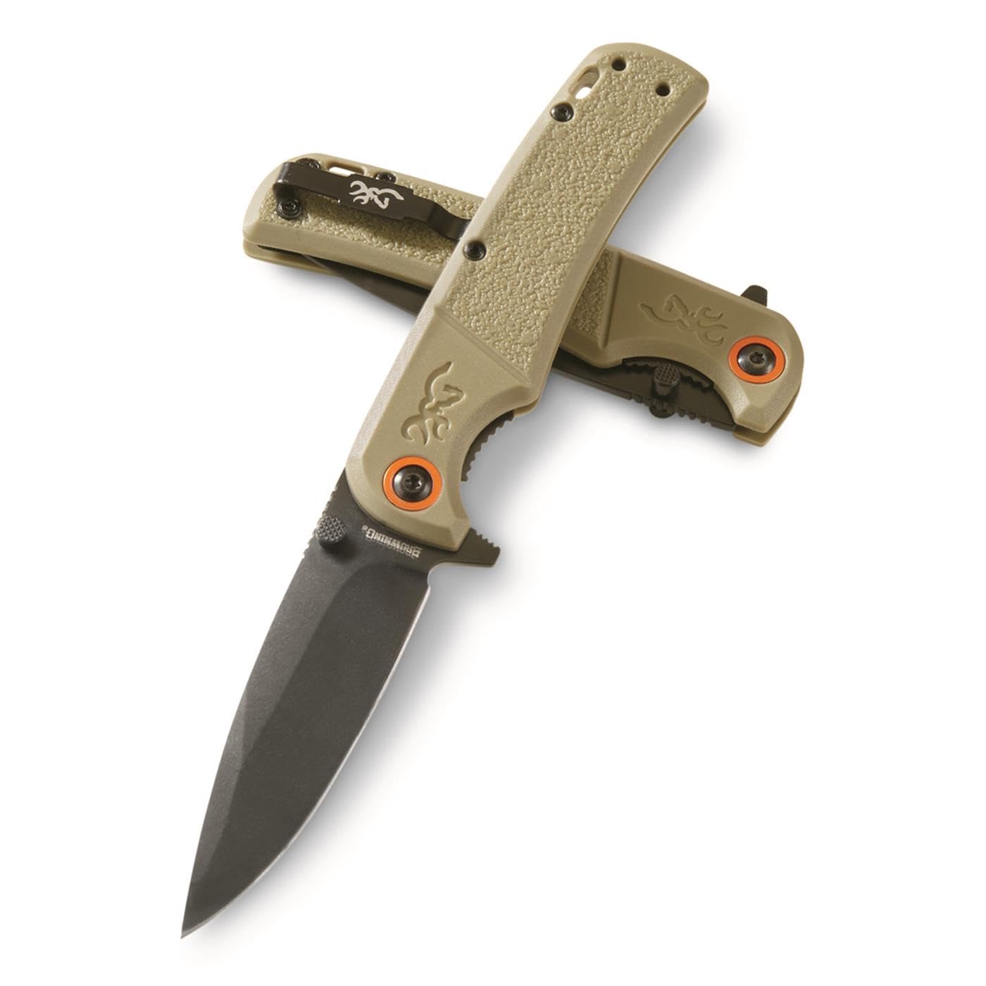 Browning 3220513: Knife, Buckmark Slim Sage