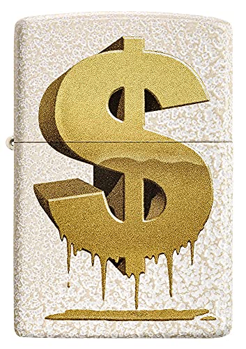 Encendedor Zippo diseño Drippy Dollar Mercury Glass miniatura 2