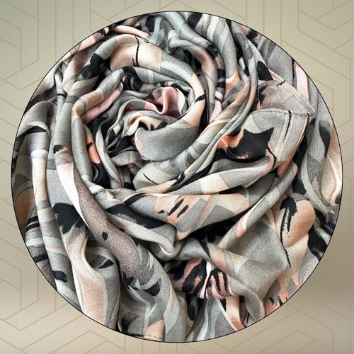 Image of Aura Collection Viscose Cotton Scarf Stole for Women