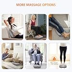Snailax Vibration Foot Massager with Heat,Remote Control,3 Levels Vibration Intensity & 3 Massage Modes,Electric Foot Legs Back Massager, Gifts for Women/Men/Mom/Dad(Grey)