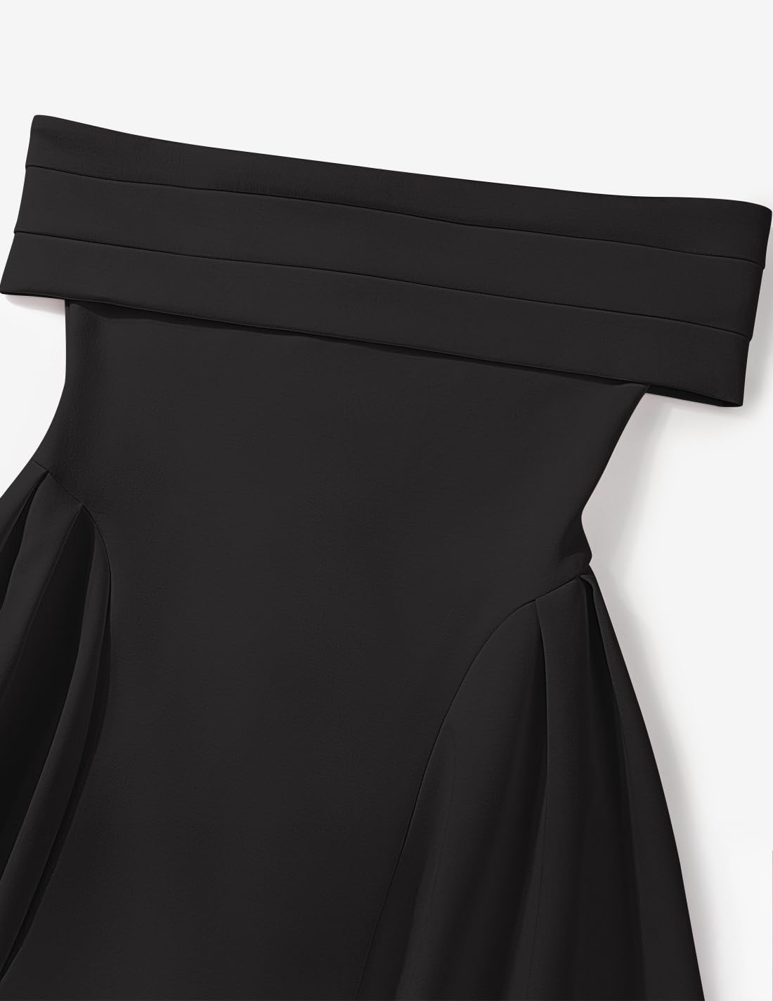 ZESICA Cocktail Dresses for Women's Elegant Off Shoulder Short Sleeve Swing A Line Wedding Evening Party Midi Dress