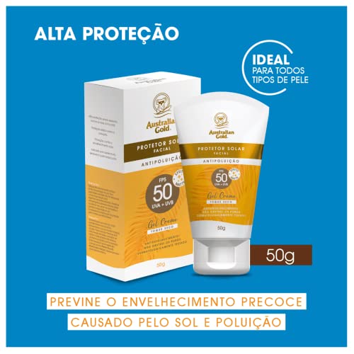 Australian Gold Protetor Solar Facial Gel... glide