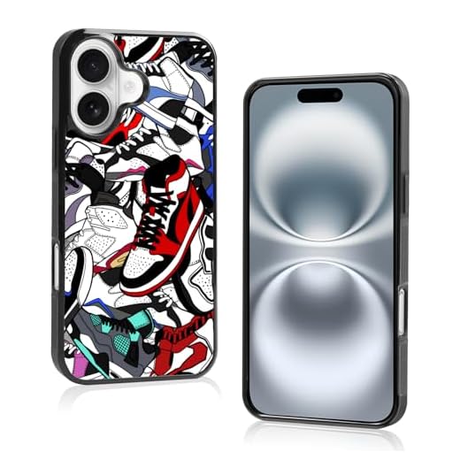 Axulimin Cool Shoe Phone Case for iPhone 16 Case for Teen Boys Men Kids Boys -6.1Inch