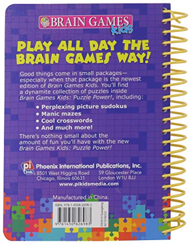 Brain Games Kids - Puzzle Power! Activity Workbook - PI Kids - Image 2