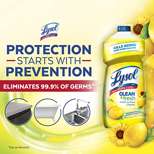 Lysol MultiSurface Cleaner, Sanitizing and Disinfecting Pour, to Clean