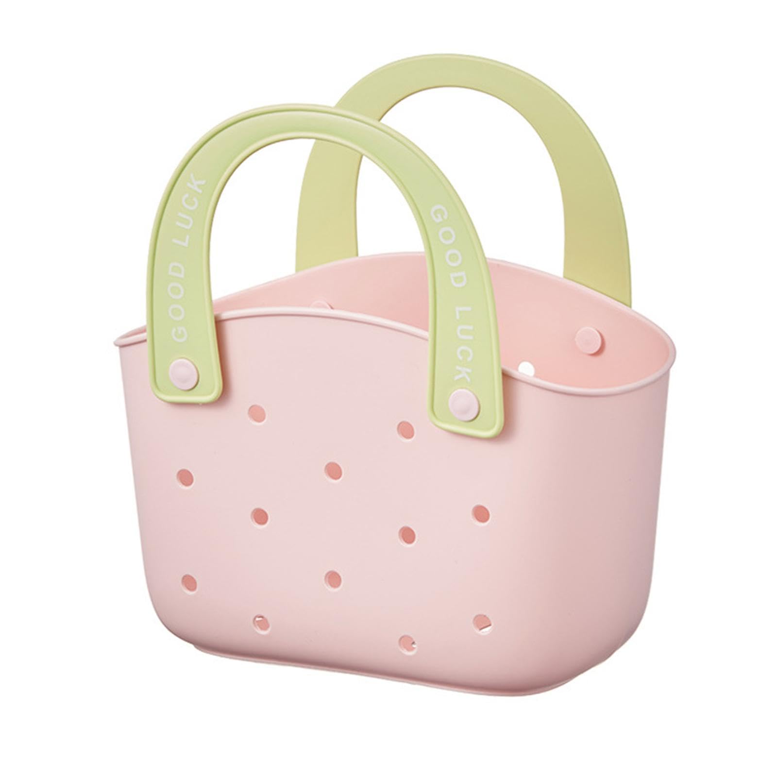 Beach Tote Bag Bath Basket Lightweight Waterproof Travel Bag-image-6