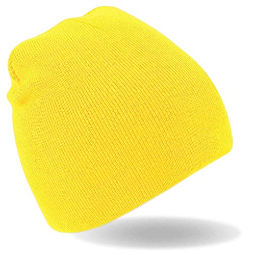 Myrtle Beach - Berretto a maglia, colore: giallo