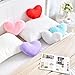 Gowwye 2 Pcs Pink Heart Pillow,Cute Heart Shaped Pillow Plush Heart Throw Pillow Set for Bed Livingroom Sofa Home Decor Girls Women Valentine (mini-12.9