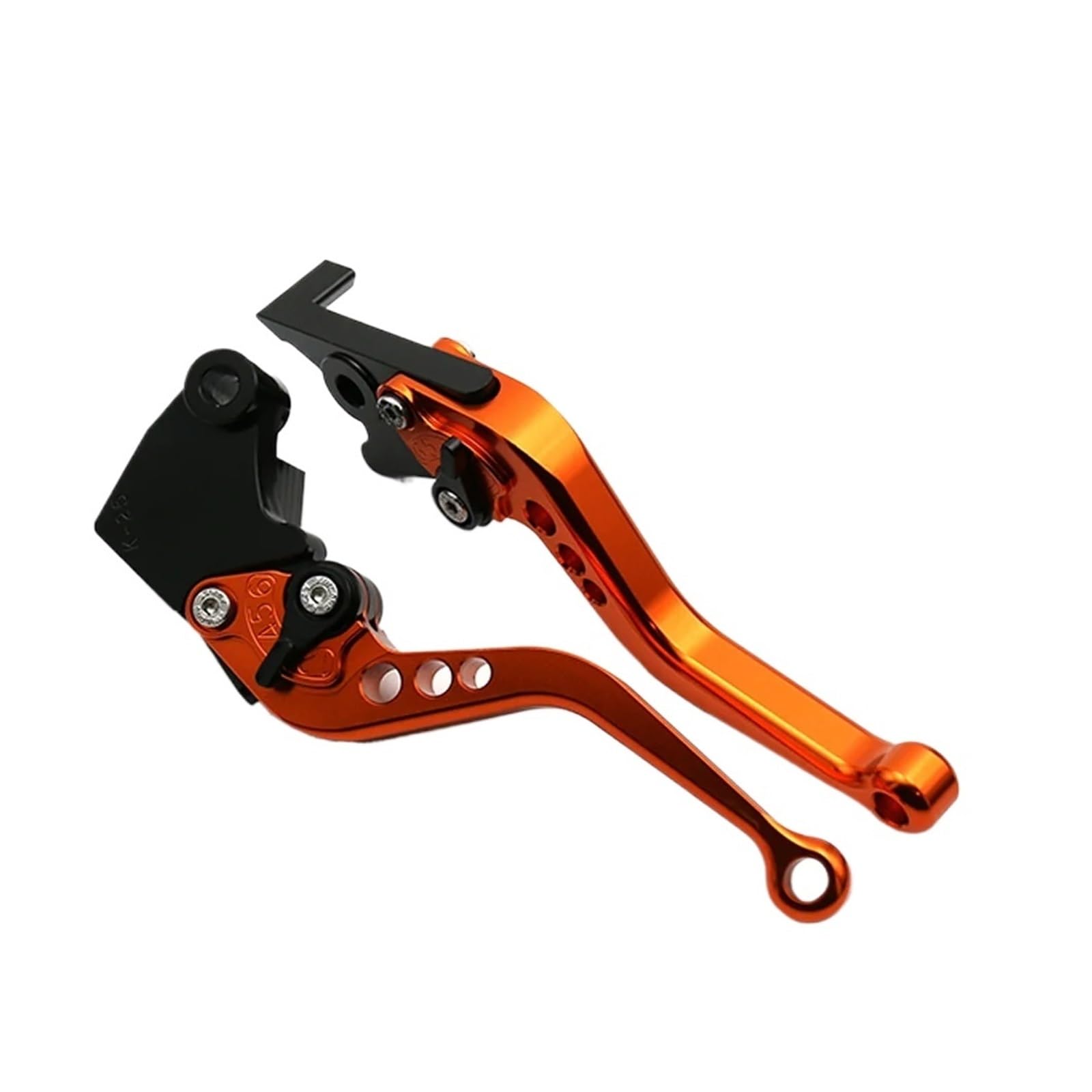 Hguvsjd for Kawasaki Z750S Z750 ZR750 ZR7 ZR7S 1991-2006 2007 2008 Short Long Handle Brake Clutch Levers Motorcycle Brake Lever(Short Orange)