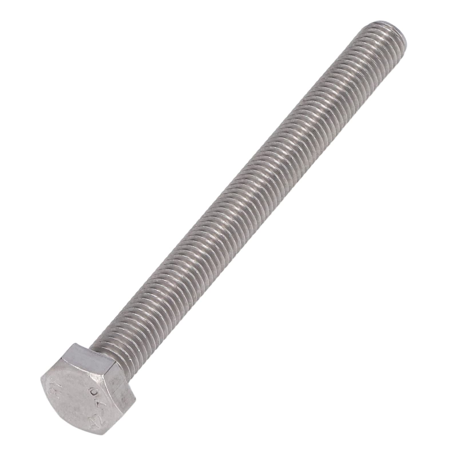 20 pezzi, bulloni esagonali M10x1,5 a filetto grosso, viti a filetto completo in acciaio inossidabile A2 DIN 933, grado 304, con chiave da 16 mm per lavori di costruzione (M10*100)