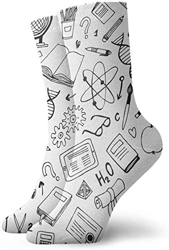 Preisvergleich Produktbild Elsaone Strichmännchen Briefpapier Frauen Männer Socken Neuheit Socken Kleid Socken Lässige Mode Strümpfe 30 cm