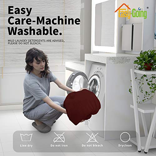 image for Easy-Going 8 Pieces Recliner Sofa Stretch Sofa Slipcover Sofa Cover Fu