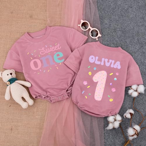 Personalized Sweet One Birthday Romper Girl, Sweet One Outfit, Sweet One Birthday Outfit, Berry Sweet One3