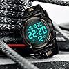 CIVO Mens Digital Watch Sports Military Big Numbers Large Face Army LED Back Light Casual Watch for Men Rubber #5