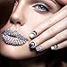 1440 Pack Crystal Flat Back Rhinestone Round Diamante Gems, Non-Self-Adhesive (Crystal AB, 3 MM)