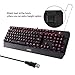 immagine 6LESHP Tastiera Italiana per Gaming USB - Alte Performance – Colori da Videogioco e Retroilluminata – Tastiera da Gioco – Tastiera per Videogame, PC PS4 Windows, Mac - Nuova 2018 Versione (Nero)