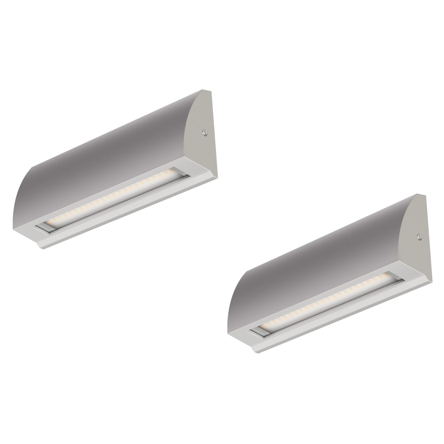 ledscom.de 4 LED wall Light/Staircase Light SEGIN for Outdoors, IP54, Flat, Downlight, Black matt, Angular, 6.2 W, 566lm, Warm White — view 39