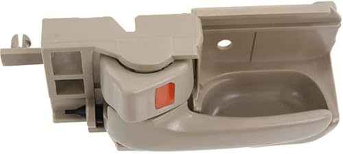 Miniatura 6 de KarParts360 Para Toyota Matrix 2003-2008 - Manija de puerta interior delantera, lado del conductor, color beige, con botón de bloqueo de puerta,