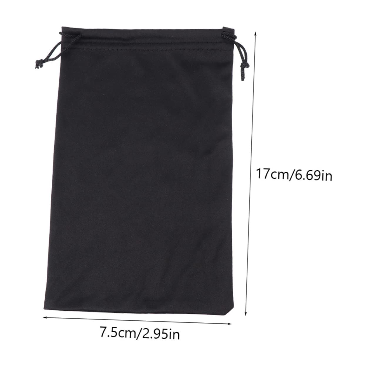 Supvox Kordelzugtasche Für Sonnenbrillen Sonnenbrillenetui Herren Taschen Goggle Sonnenbrillentasche Hartschalenetui Für Sonnenbrillen Schnee Skibrillen Black Flanell