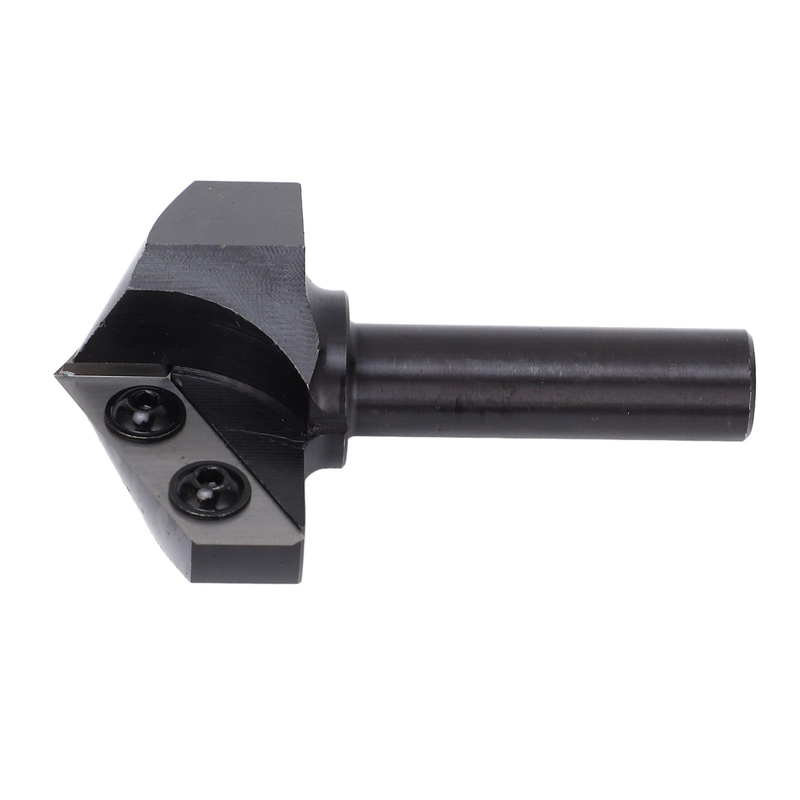 Fresa per fresa a V da 120 gradi / Gambo da 2 pollici in lega di acciaio al tungsteno Fresa per incisione CNC per la lavorazione del legno Scanalatura con inserto Spoiler