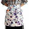 BetterJonny Egg Apron for Fresh Eggs, Egg Collecting Apron with Deep Pockets Chicken Egg Apron for Women Egg Baskets Holder Apron Egg Carrier Canvas Apron for Housewife Farmhouse