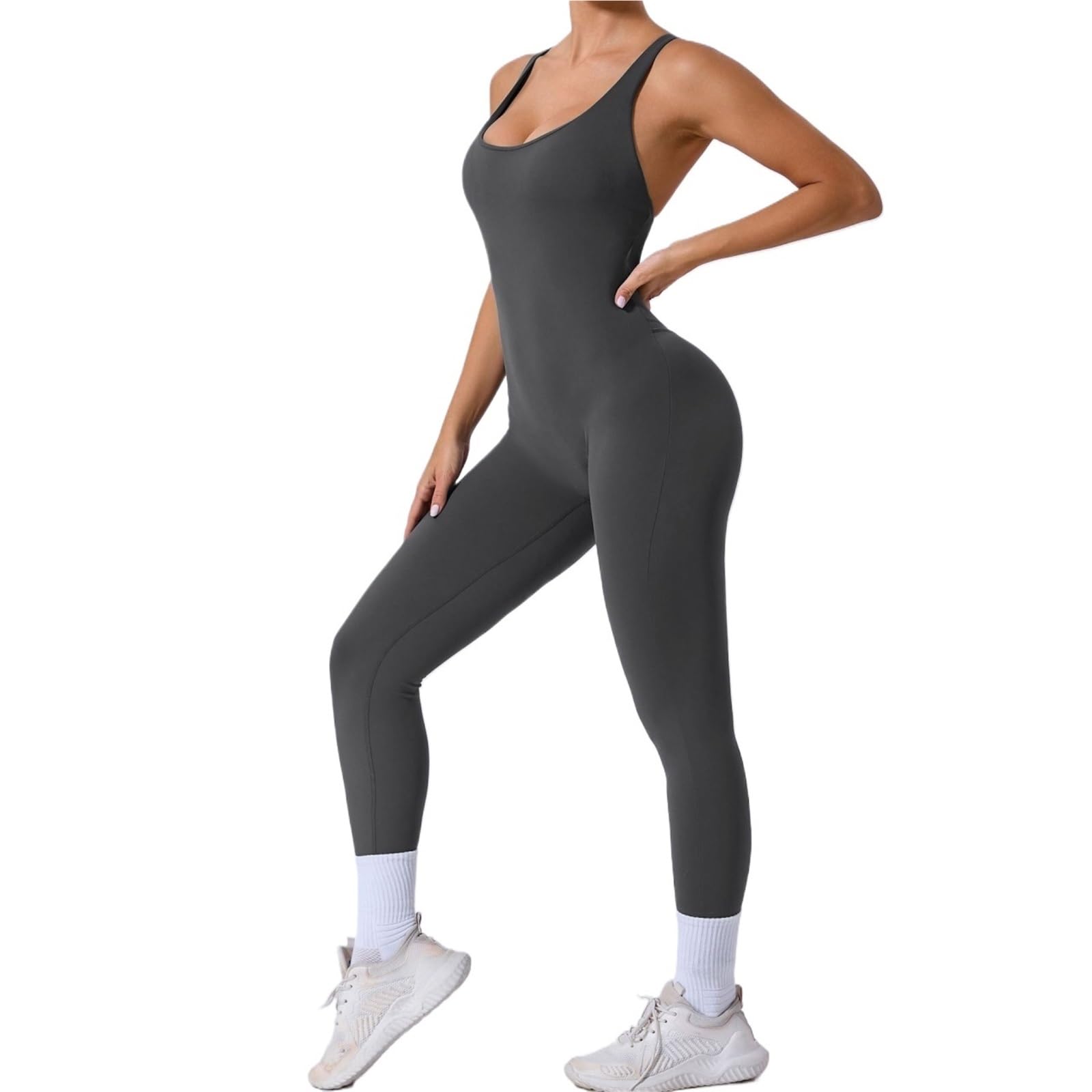 Mono de una pieza for mujer, for entrenamiento, fitness, yoga, ropa deportiva 25