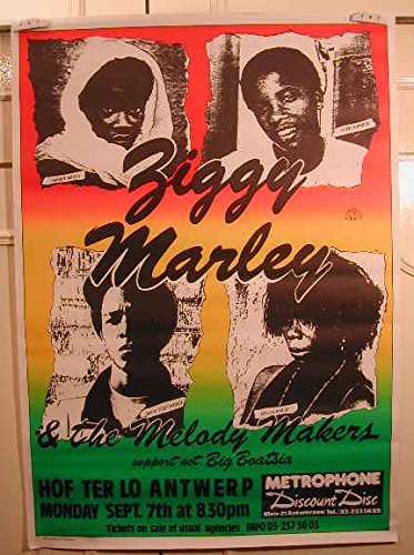 Affiche Marley Ziggy 61x86 cm - Poster grand format pour décoration murale moderne