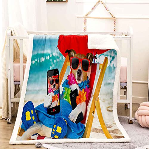 Couverture Polaire Chiot 150x200 : Douceur Microfibre en Toutes Saisons - 3