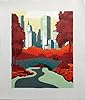 Pink Picasso Kits Colorful Destinations Paint by Number for Adults and Teens | DIY Unique Canvas Painting Kits Color by Numbers Arts & Crafts Kit | Central Park Love 8x10 - Paint Kit Set #1