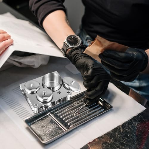 3 recipientes de cristal para líquido de uñas con tapa miniatura 6