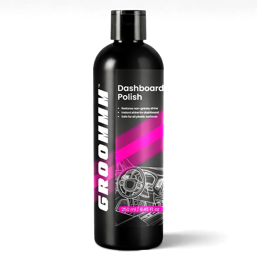 Car Dashboard Polish 250ML for Car Interior & Black Plastic Protectant | Car Interior Polish for Preventing Color Fading, Cracks & Sunrays Damage | Provides Rich Glossy Black Shine to Plastic-image-45