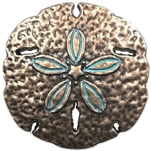 1 Sand Dollar Knob in Copper Patina