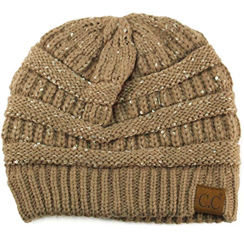 Image of Hatsandscarf CC Exclusives Solid Color Beanie Tail Hat for Adult (MB-20A)