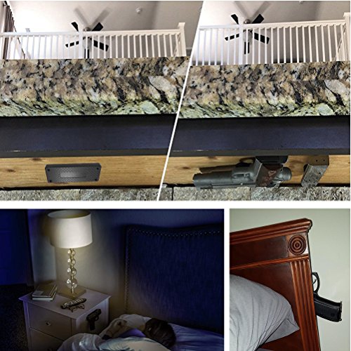 DD Magnete Stark 2 Stück Rechteckmagnete, Gummi Beschichteten Gun Magnethalter, 37Lbs Rating Magnet Selbstklebend für Auto Küche Badezimmer Garage Büro (2PCS)