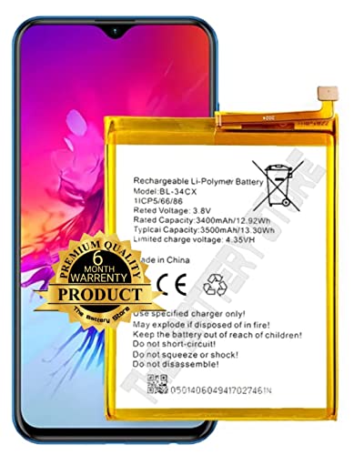 Image of THE BATTERY STORE Original BL-34CX Battery for Infinix Smart 3 Plus(BL-43CX) Battery with 6 Month Warranty and high Capacity Battery Backup.