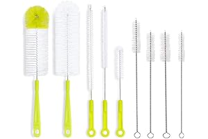 9 PCS Bottle Cleaning Brush Set With Kettle Cleaner