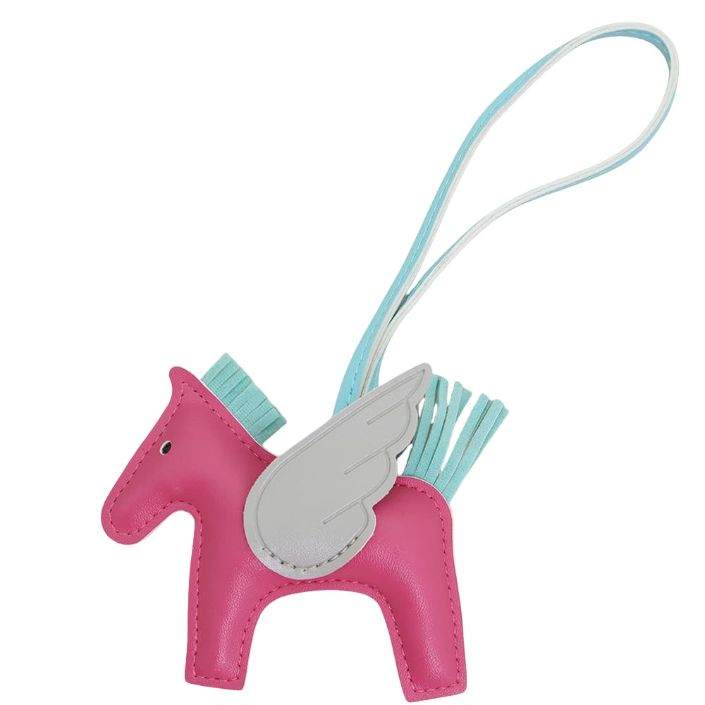 Angel Pegasus bag hanging ornaments, cute Internet red pony pendant car keychain bag hanging ornaments ladies charm