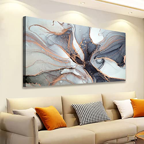Abstract Art Pictures Canvas Wall Art For Living Room Bedroom Or Bathroom Wall Decor,Abstract Wall Art Print Paitnings For Home Decor,Line Drawings Waterproof Stretched Ready To Hang-20X40Inches #TOP13