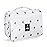 Pengxiaomei Toiletry Bag, Waterproof Hanging Cosmetic Bag Portable Travel Makeup Pouch Multifunction Handle Travel Bathroom Bag Stocking Stuffers for Women and Girls Christmas Gifts(Cactus White)