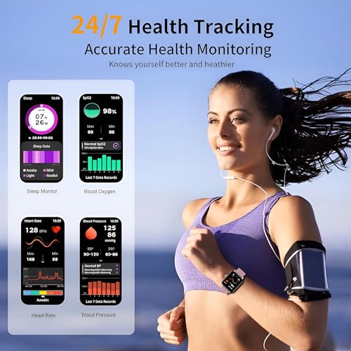 Image of PunnkFunnk NeoLux 1.96 inch HD Display Smartwatch for Men & Women 2025 with 110+ Sports Modes, Heart Rate, Sleep Monitor, IP68 Waterproof, Answer /Make Calls for Android & iOS(Pink)