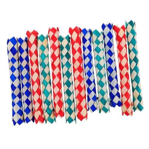 BESPORTBLE 12 Piezas Trampas para Dedos de Bambú Chino Juguete Bricolaje para Mejora Habilidades Motoras y Coordinación para Fiestas Infantiles y Relleno Bolsas Regalo BESPORTBLE 12 Piezas Trampas para Dedos de Bambú Chino Juguete Bricolaje para Mejora Habilidades Motoras y Coordinación para Fiestas Infantiles y Relleno Bolsas Regalo