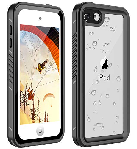 AJIA iPod 5 iPod 6 iPod 7 Waterproof Case, 2019 New Shockproof Dirtproof