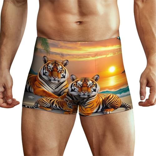 Supdreamc Men Boys Drawstring Swim Bikini Briefs Sport Thong Swimsuit