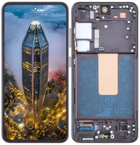 Image of (No Fingerprint) LCD Display Assembly for Samsung Galaxy S23 SM-S911B /DS, S911B, S911U, S911U1, S911W, S911N, S9110, S911E Screen Replacement kit (Black)
