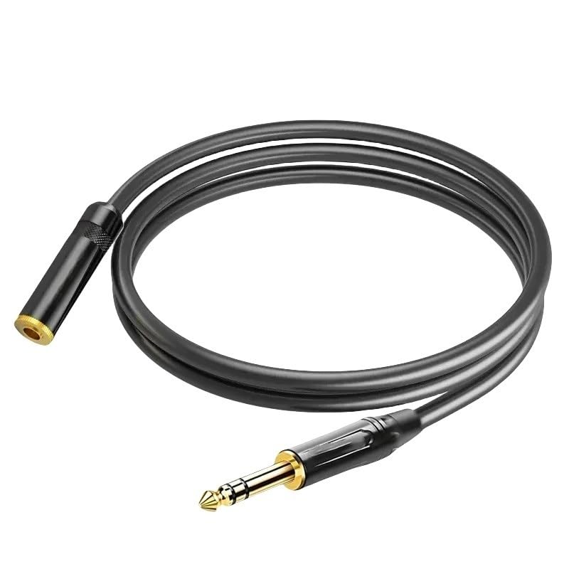 Ja-ck - Adaptador extensor de auriculares de 6,35 mm a 3,5 mm, cable de extensión de audio estéreo hembra de 1/4 a 3,5 mm (6,35 TRS a 3,5 F, 300 cm)