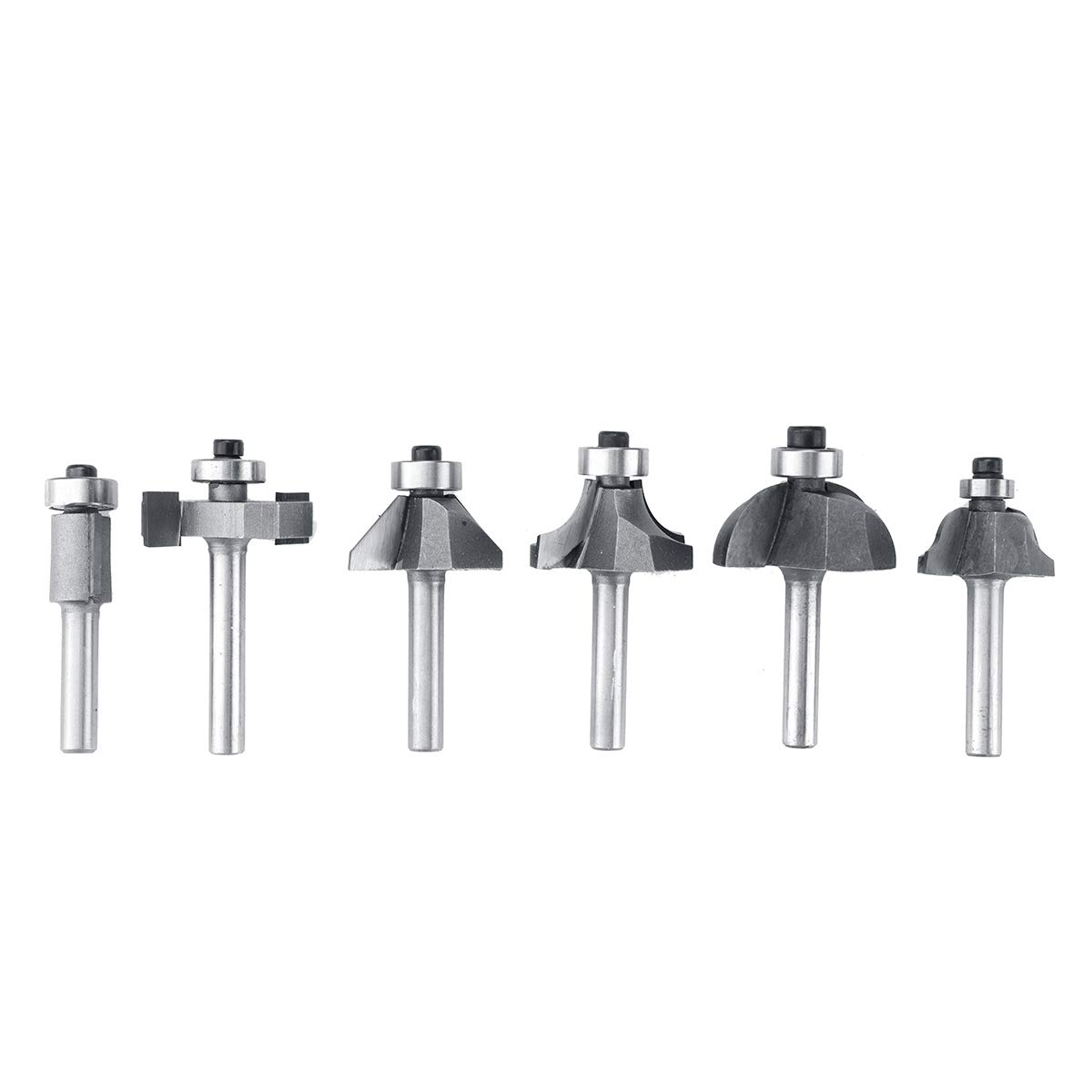 RanDal 12/15 sztuk srebrnych frezów zestaw z twardego metalu do cięcia drewna Rotary Tool-15